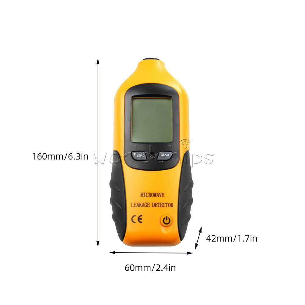 Digital Microwave Leakage Radiation Detector Meter Tester 0-9.99m w/CM2 Gift