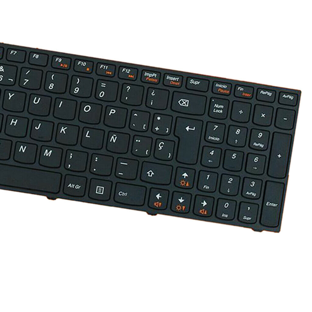 New Spanish Keyboard w/ Numeric Keyboard Frame for Lenovo B5400 Computer