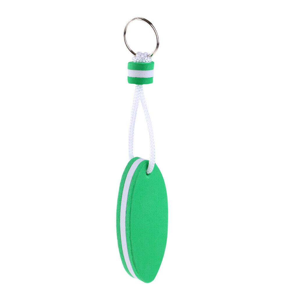 Set of 5pcs Oval EVA Foam Floating Key  Keychain Safety Key Holder