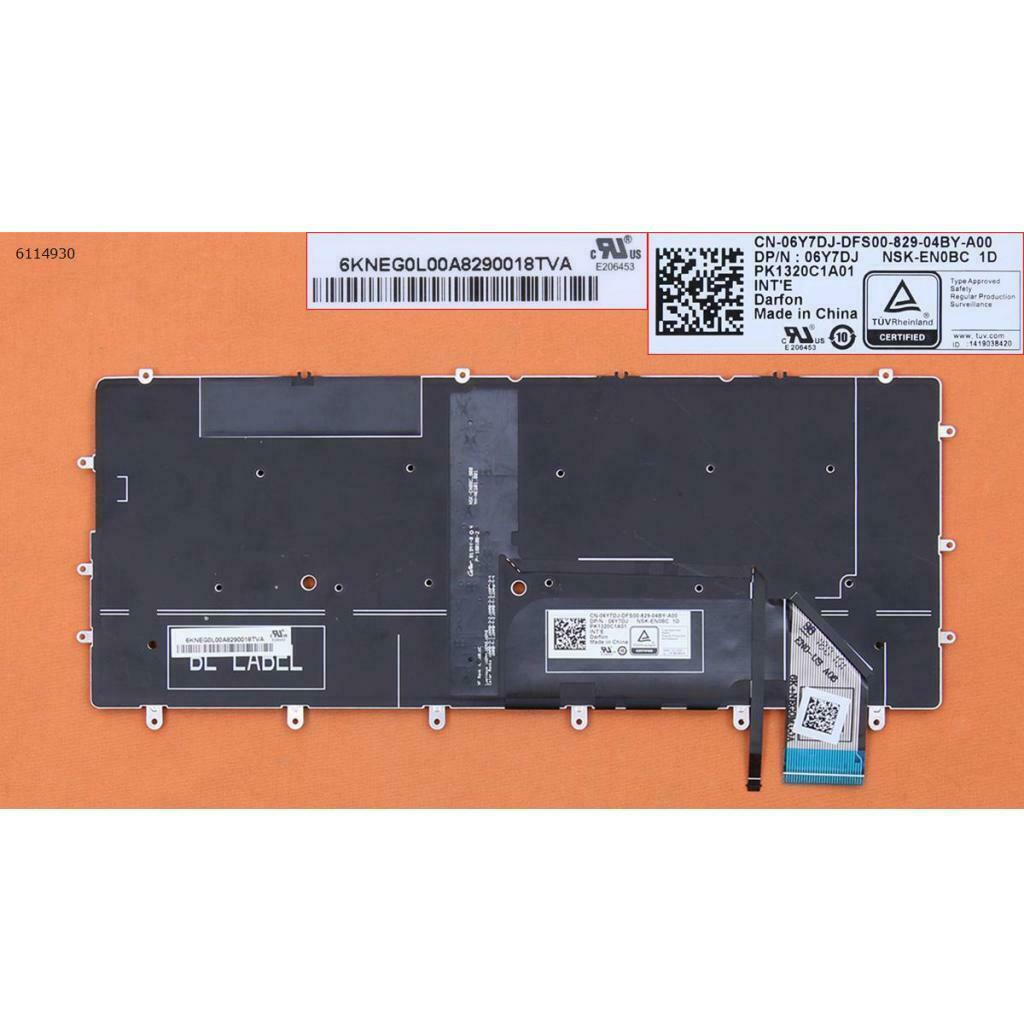 Black PC Laptop Keyboard with Backlit for Dell XPS MD224 A1465 MD223 2012