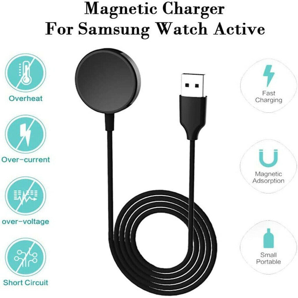 USB Wireless Charging Cable Dock for   Galaxy Watch 3 SM-R500 SM-R820