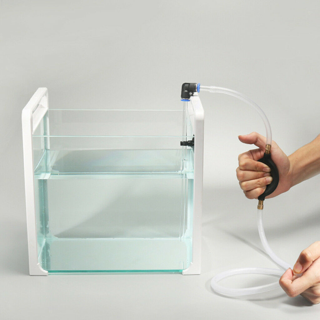 Aquarium Tank Gravel Cleaner Water Changer Syphon Siphon Pump Extended Tube