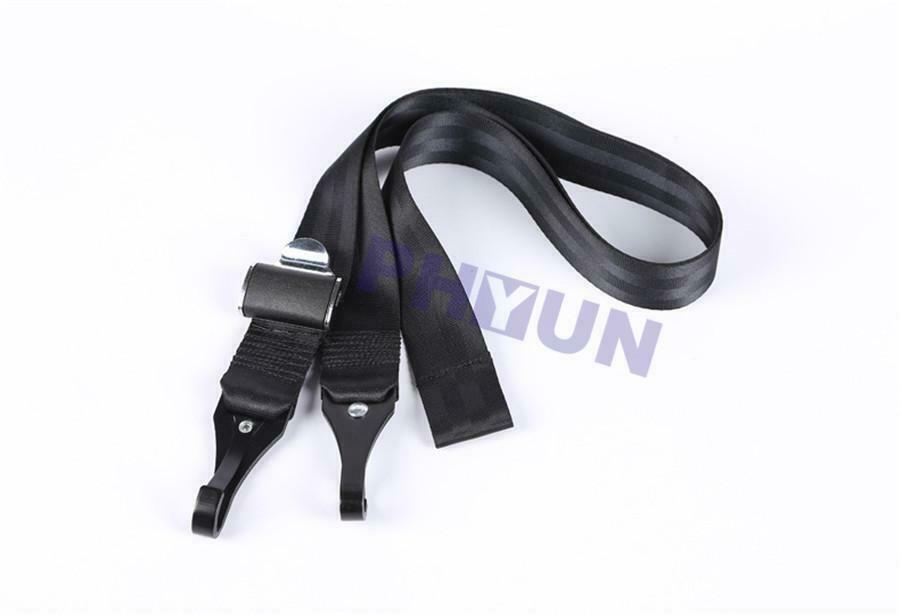 High strength Polyester+Steel Double-Hooks ISOFIX Latch Connector Fixing Strap