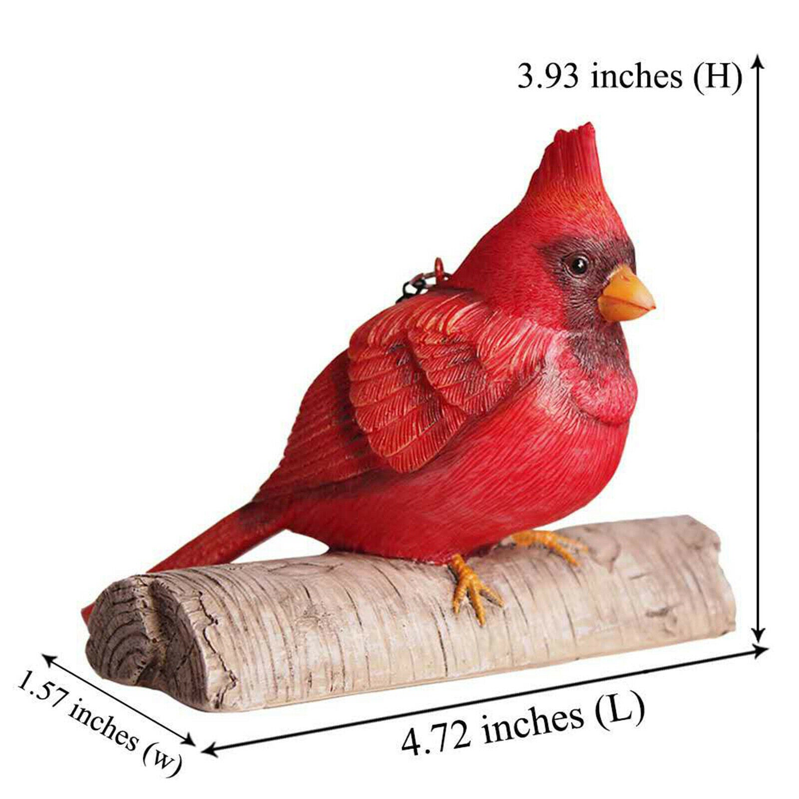 Outdoor Bird Ornament Tree Decor Lifelike Animal Artificial Festival w/ Hook