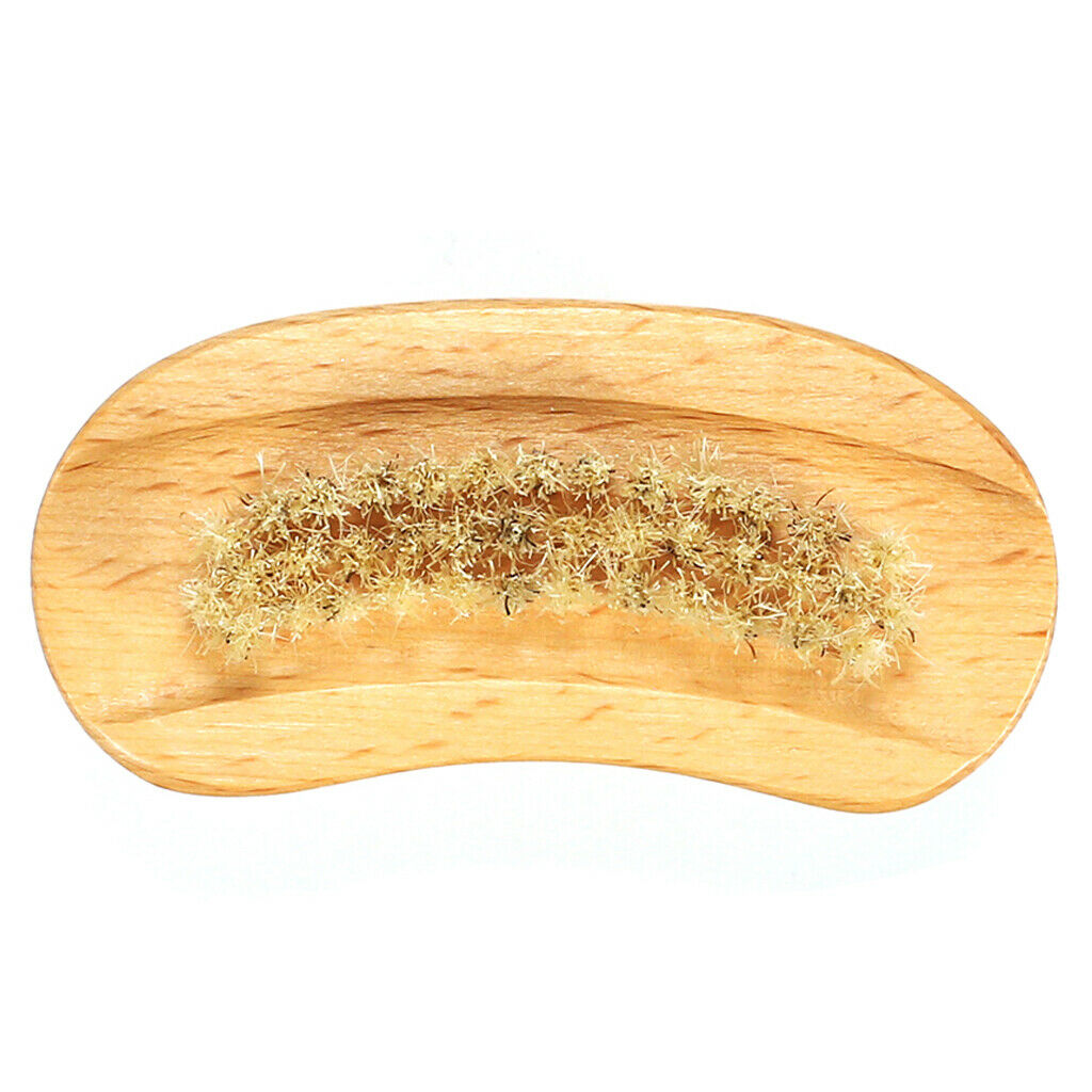 Natural Beechwood Finger Nail Brush Scrub Fingernail Toenail Cleaning Tool