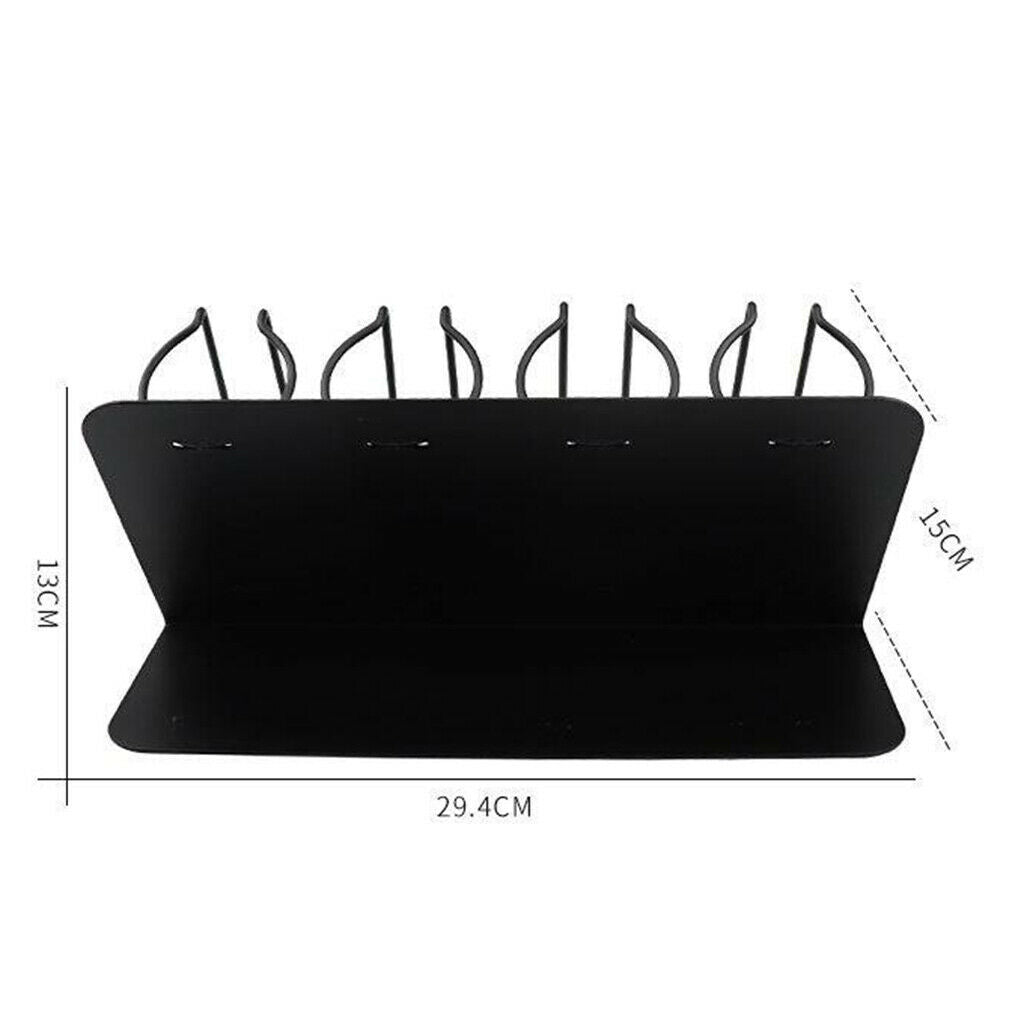 4 Slot Stainless Steel Electric Hair Clipper Storage Rack Holder Stand Organizer