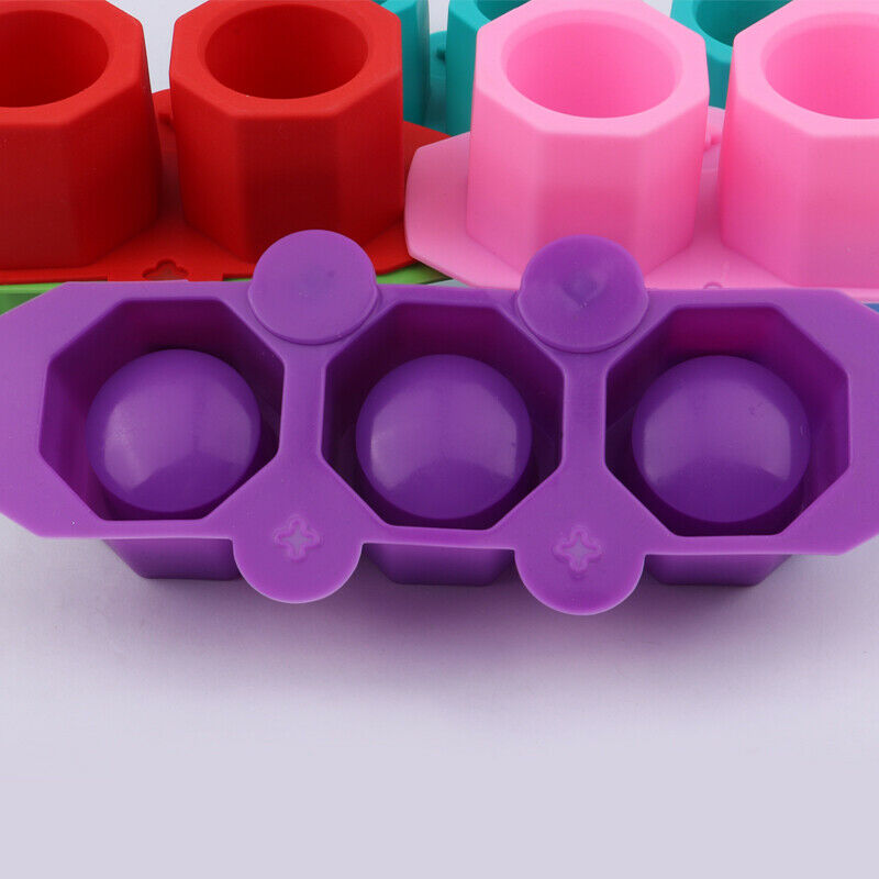 Geometric Polygonal Concrete Silicone Flowerpot Mold DIY Clay Craft Bottl.l8
