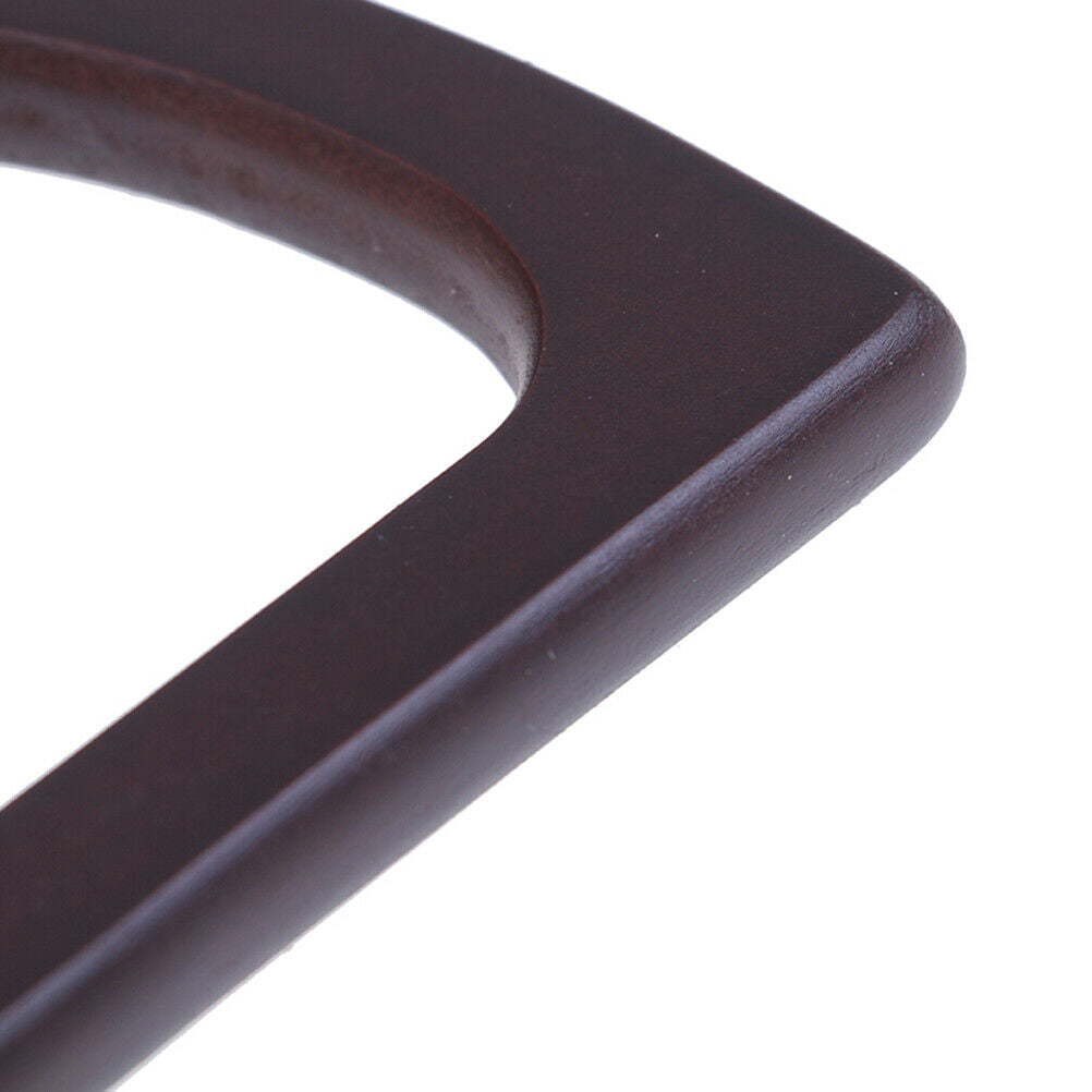 1Pcs Wooden Bag Handle Replacement for DIY Purse Making Handbag Shopping ToABDA