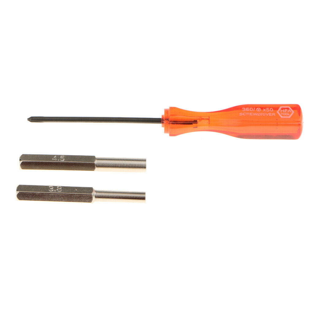Tri-wing Screwdriver 3.8mm 4.5mm Bit Open & Fix Tool Set For  GBA NGC SFC