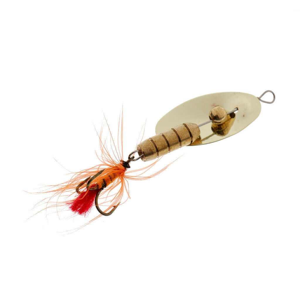 Spoon Baits Spinners Fishing Lure Metal Sequins With Treble Hook