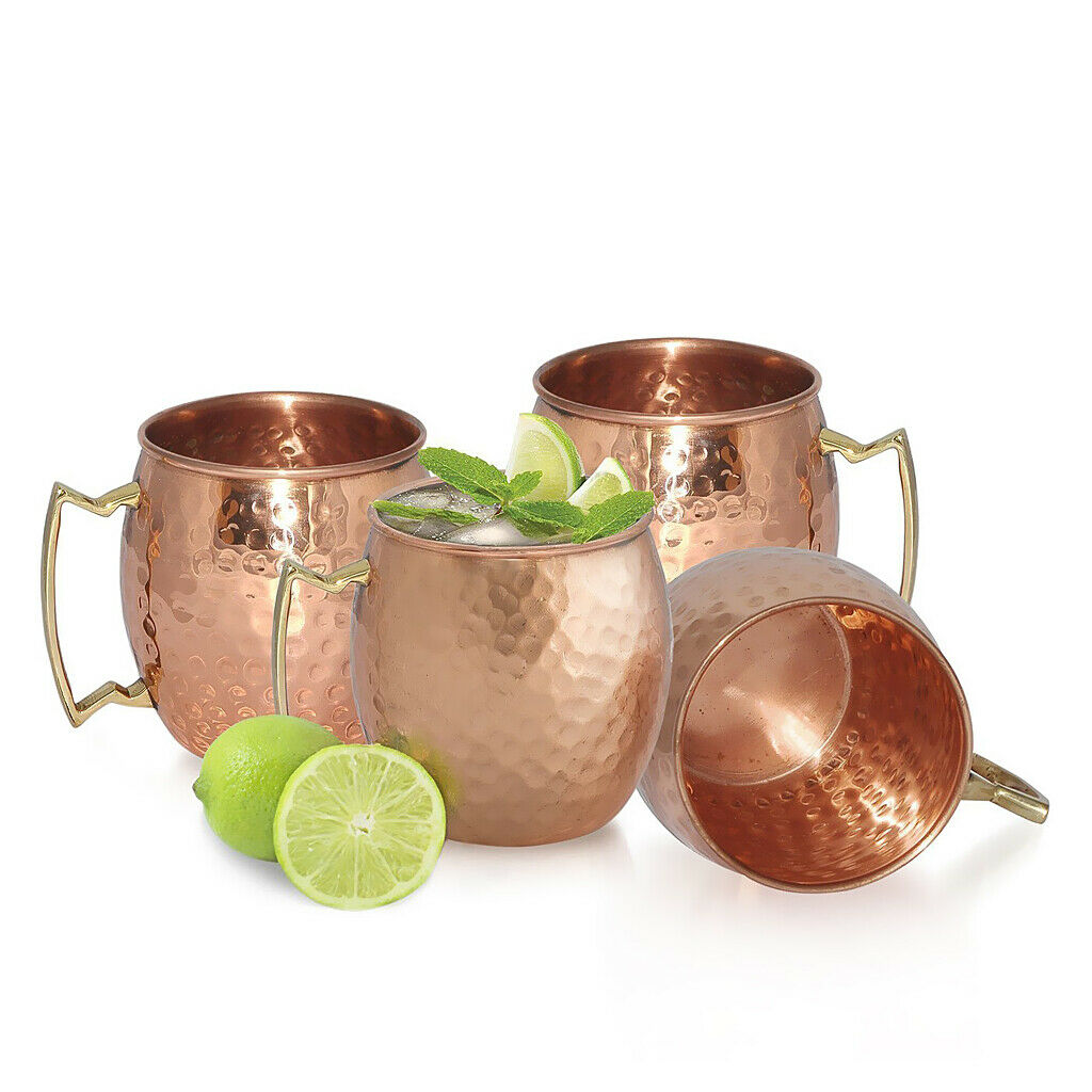 Stainless Steel Moscow Mule Hot Drink Coffee Chocolate Tea Travel Mug #
