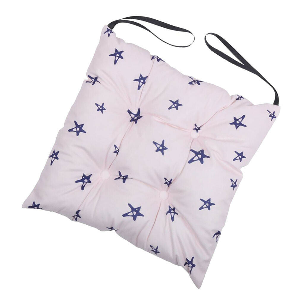 Square Floor Cushion with Straps, Tight Children's Chair Cushions for Safety,