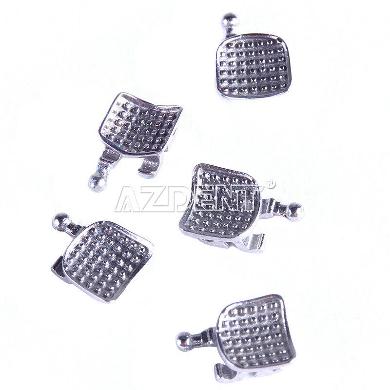 30 X AZDENT Dental Orthodontic Metal Bracket Mini Roth .022 Hooks 3-4-5