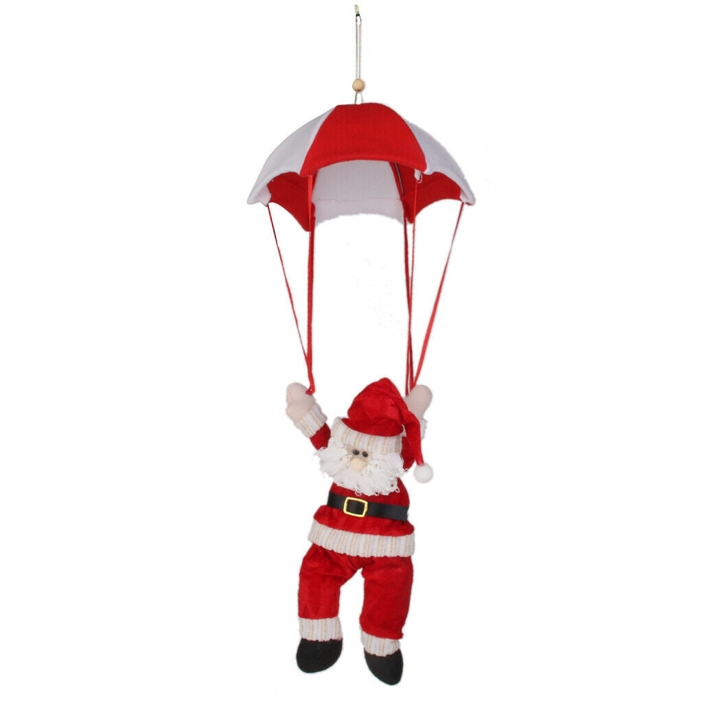 Parachute Santa Decor Xmas Parachute Christmas Santa Crafts Child Toys