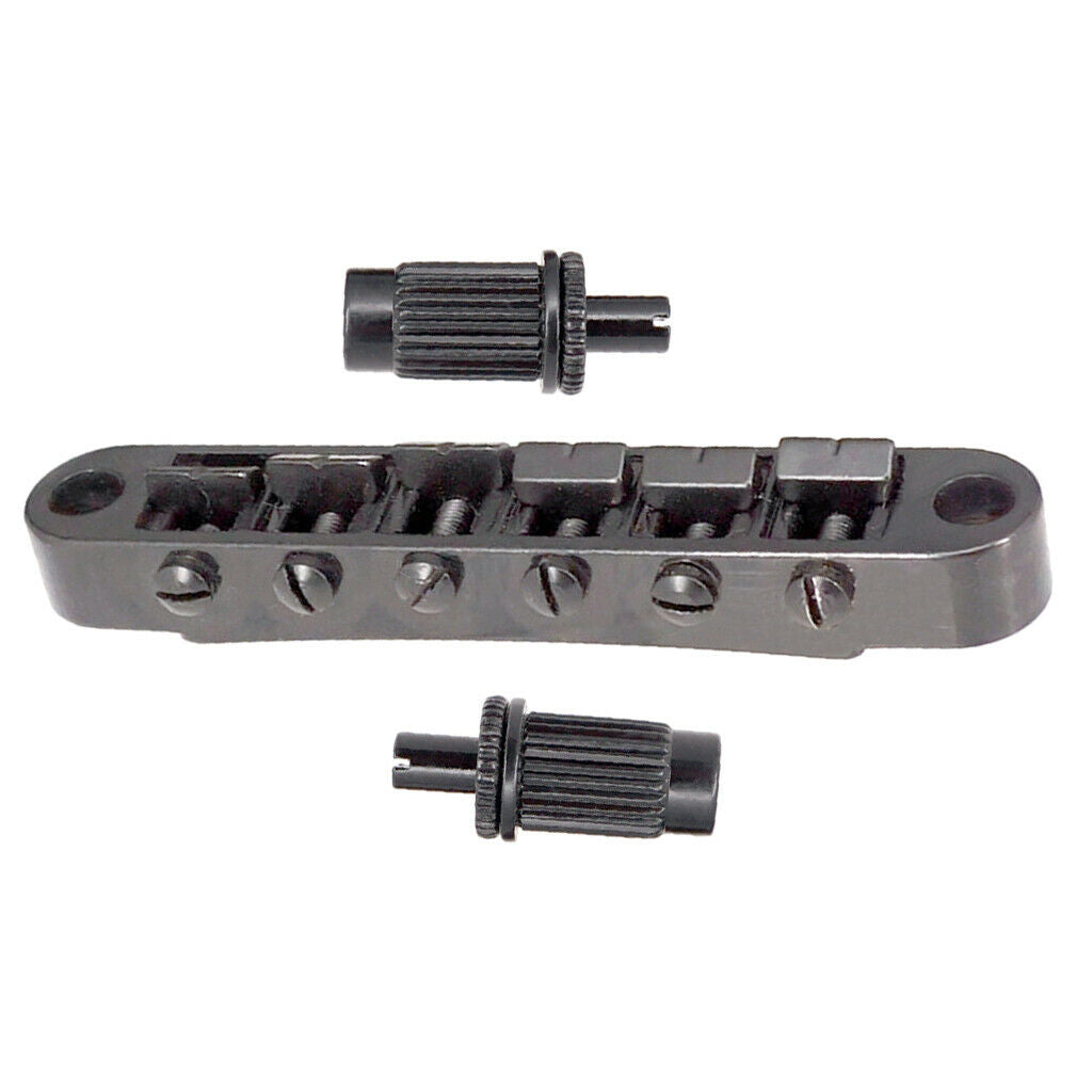 Electric Guitar Roller Saddle Bridge Tailpiece Post for LP EPI