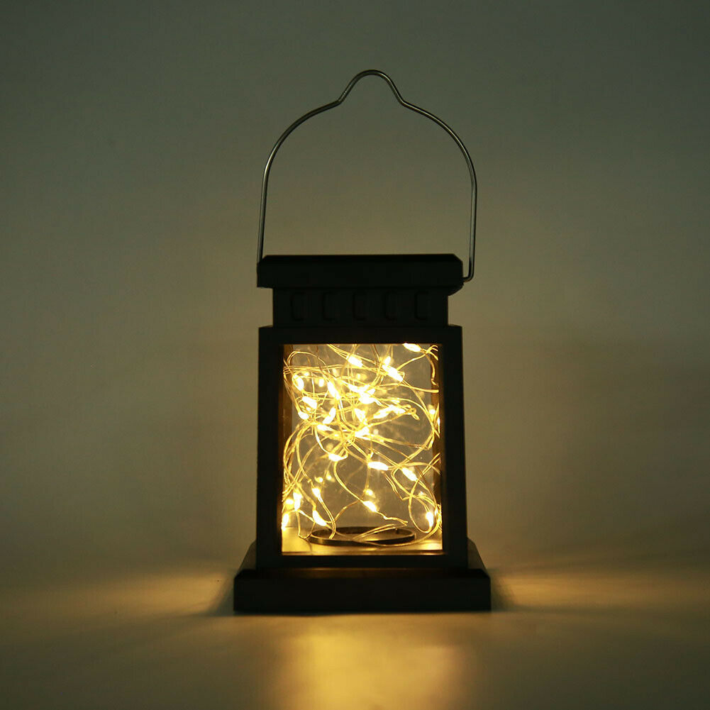 30 LED Solar String Light Lantern Waterproof Yard Garden Decor Hanging Lamp @