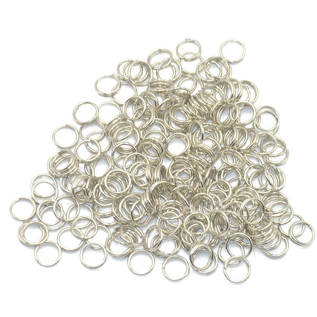 200pcs   SPLIT RINGS Key Chain Key Rings Small Rings 6mm
