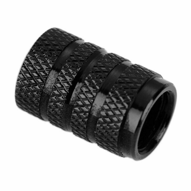 4Pcs Car Tire Valve Stems Cap Knurling Style Tire Valve Cap Wheel Air Valve Cap