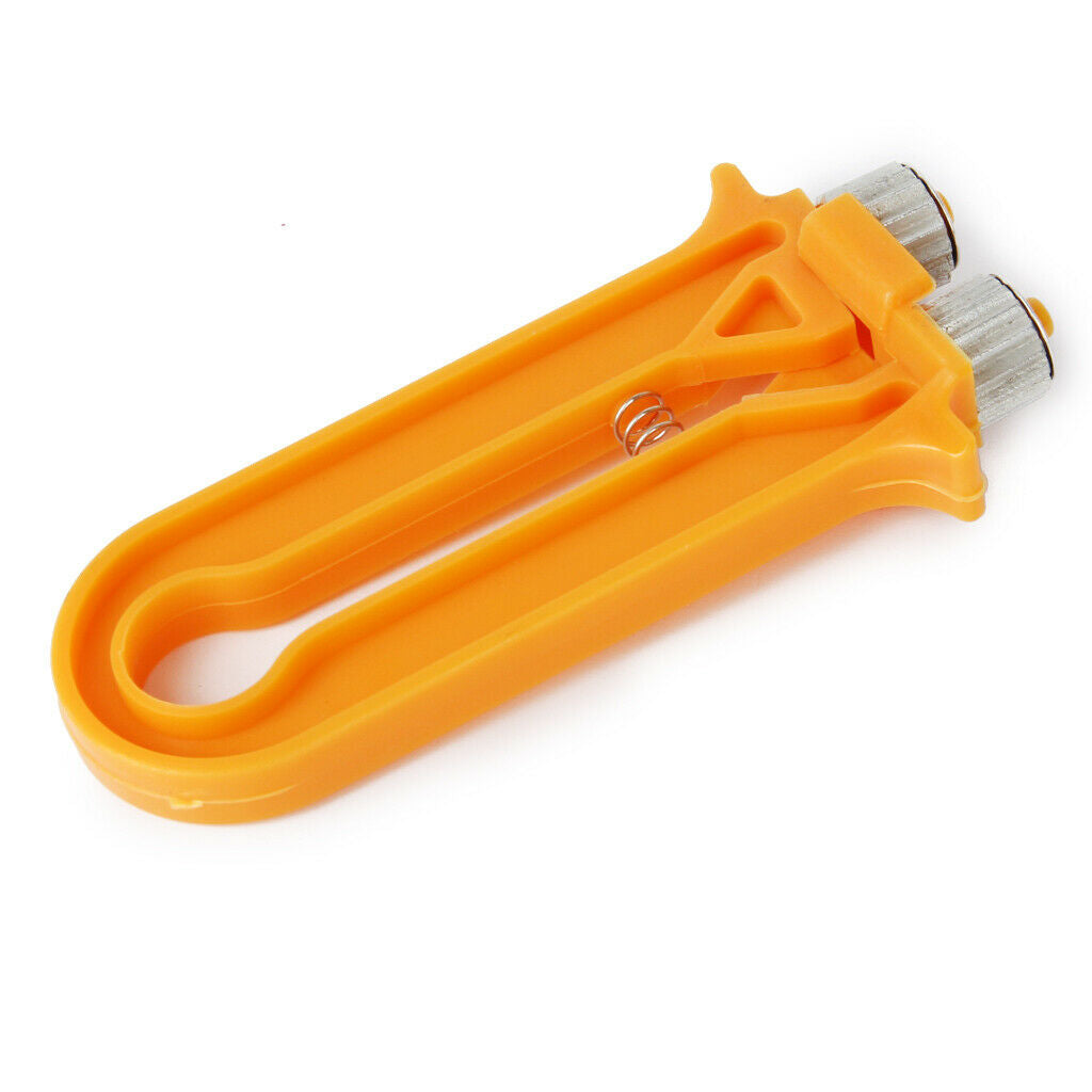 Orange Plastic Beekeeping Cable Tensioner Crimper Tool + 1 Roll Frame Wire Kit