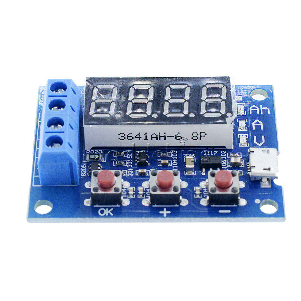 HW-586 Li-ion Lithium Battery Capacity Meter Discharge Tester 1.2~12V Repl ZB2L3