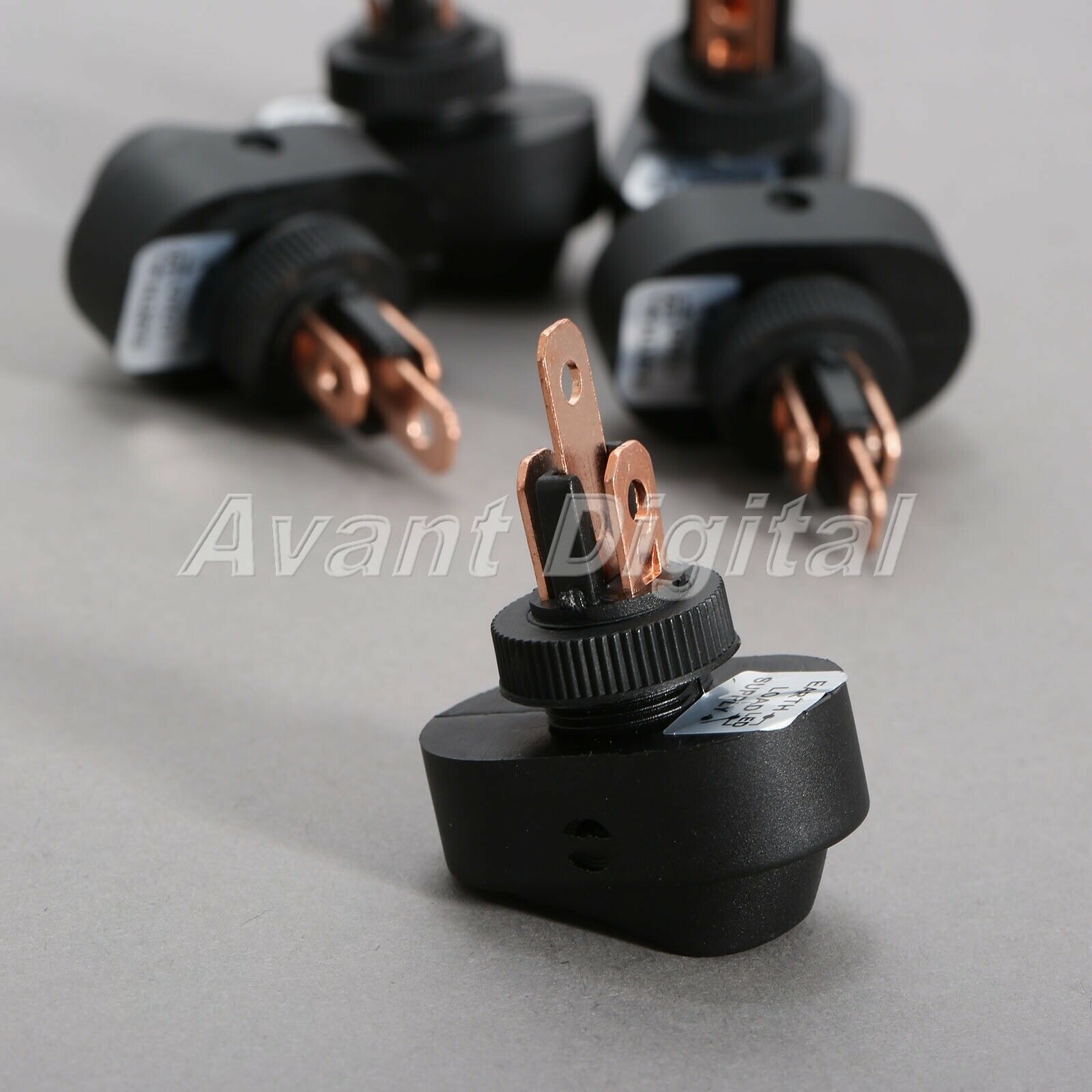 5x Car Motorcycle Blue LED Spot Light ON OFF Boat Auto Rocker Toggle SPST Switch