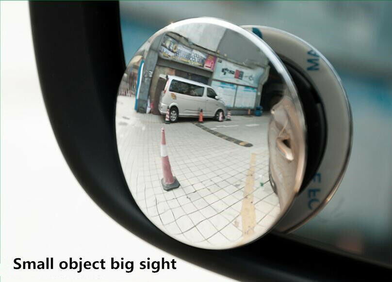 Universal 2" Round Rear-view Blind Spot Convex Wide Angle Mirrors Car Motorcycle