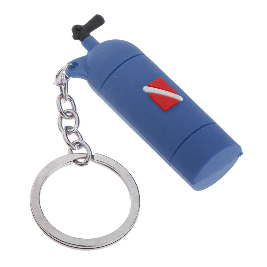 5 Pack Diving Tank Key Chain Keyring Dive Mini Air Cylinder Car Charm Scuba