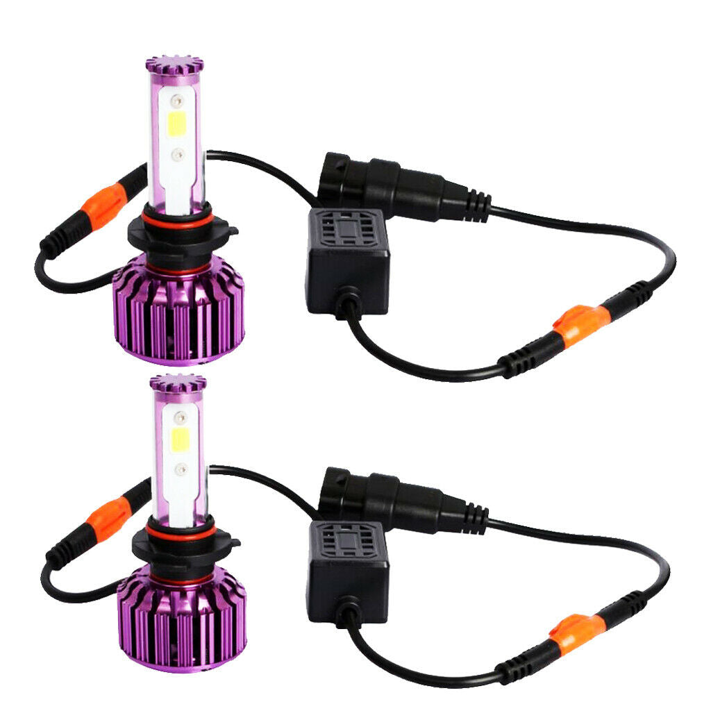2 Pieces B2 9005 30W 3000LM Car LED Headlight Bulb 6500K White Yellow