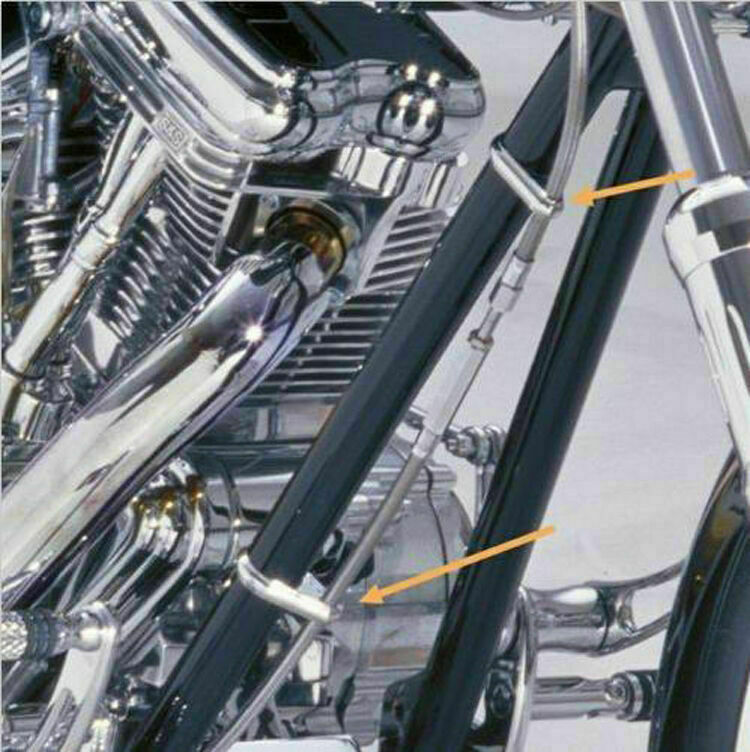 1" Handlebar Lever Clutch Cable Brake Clamp Wire Universal Throttle Motorcycle