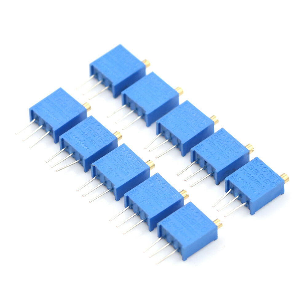 10pcs Blue 103 10K ohm 3296W Trim Pot Trimmer Potentiomete.l8