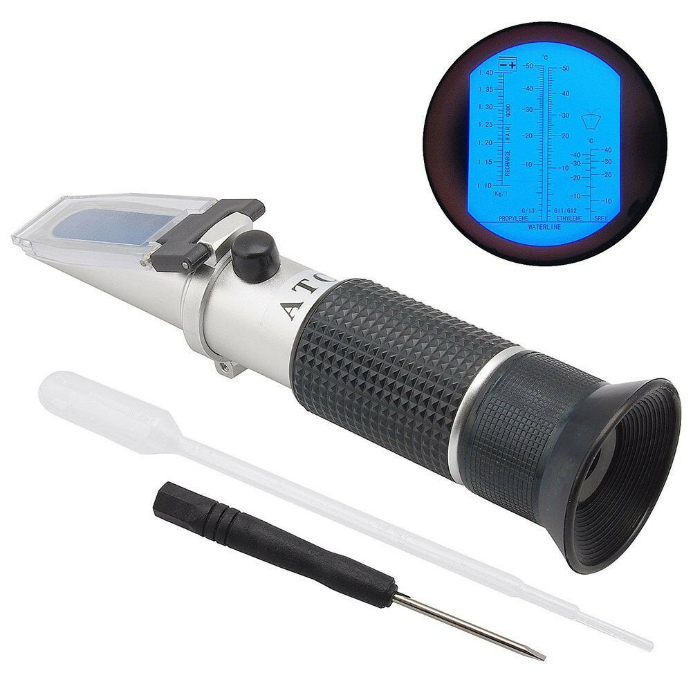 Refractometer car vehicle antifreeze battery engine cooling test tester coolant