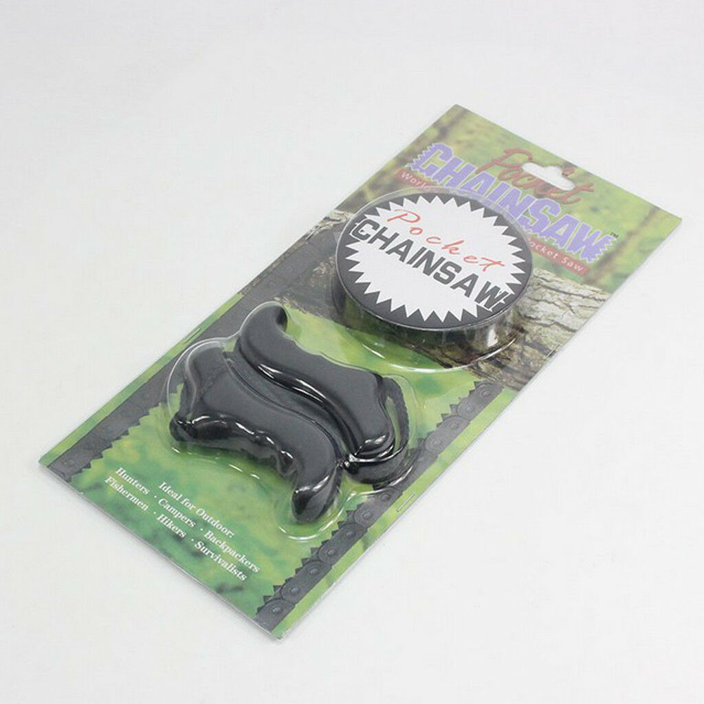 Steel Wire Saw Outdoor Chain Saw Hunting Saw Manual Tool Tree 50cm Black