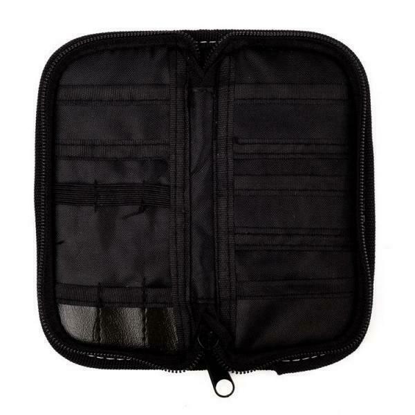 Bifold Dart Carrying Case Holds 12 Darts Steel Tip Darts Flights Zipper Bag