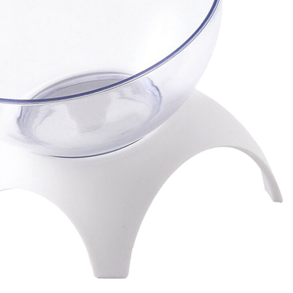 2Pieces Cat Puppy Elevated Bowls Raised Feeder For Cats and Dogs Single Bowl