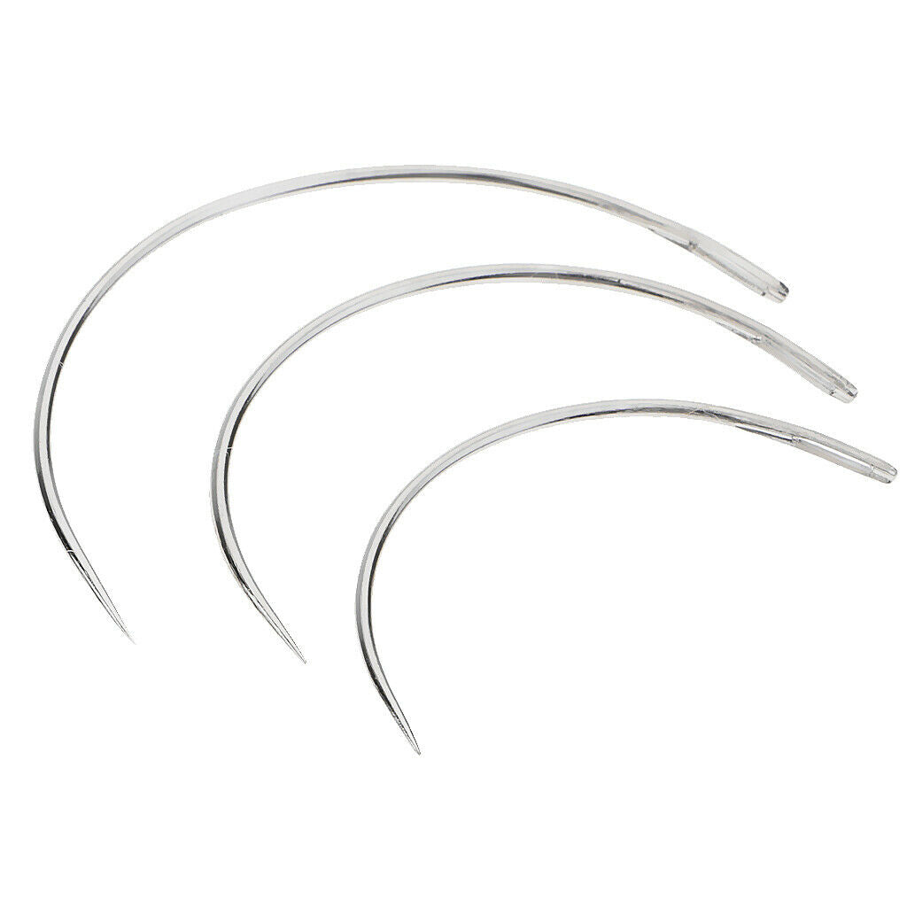 3 Sizes Curved Needles for Leather Sofa Repair Tool Accessories 35 45 50mm