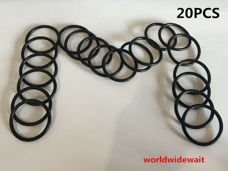 20Lots 90mm OD x 83.8mm ID x 3.1mm Thickness Filter Rubber O Ring Seal Black