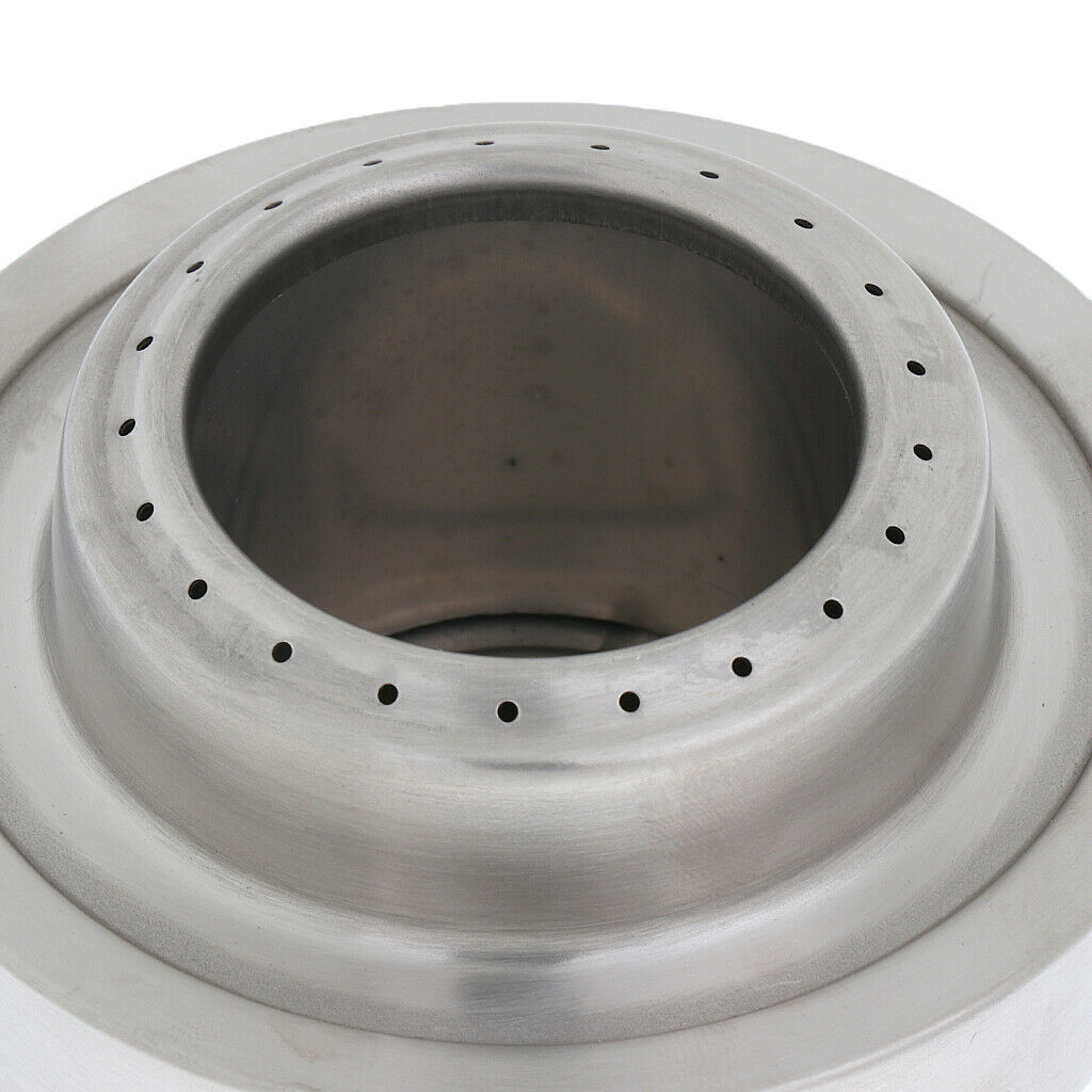 Sturdy Alcohol Stove + Spirit Burner Stand Rack Base Bracket Windshield w/ Key