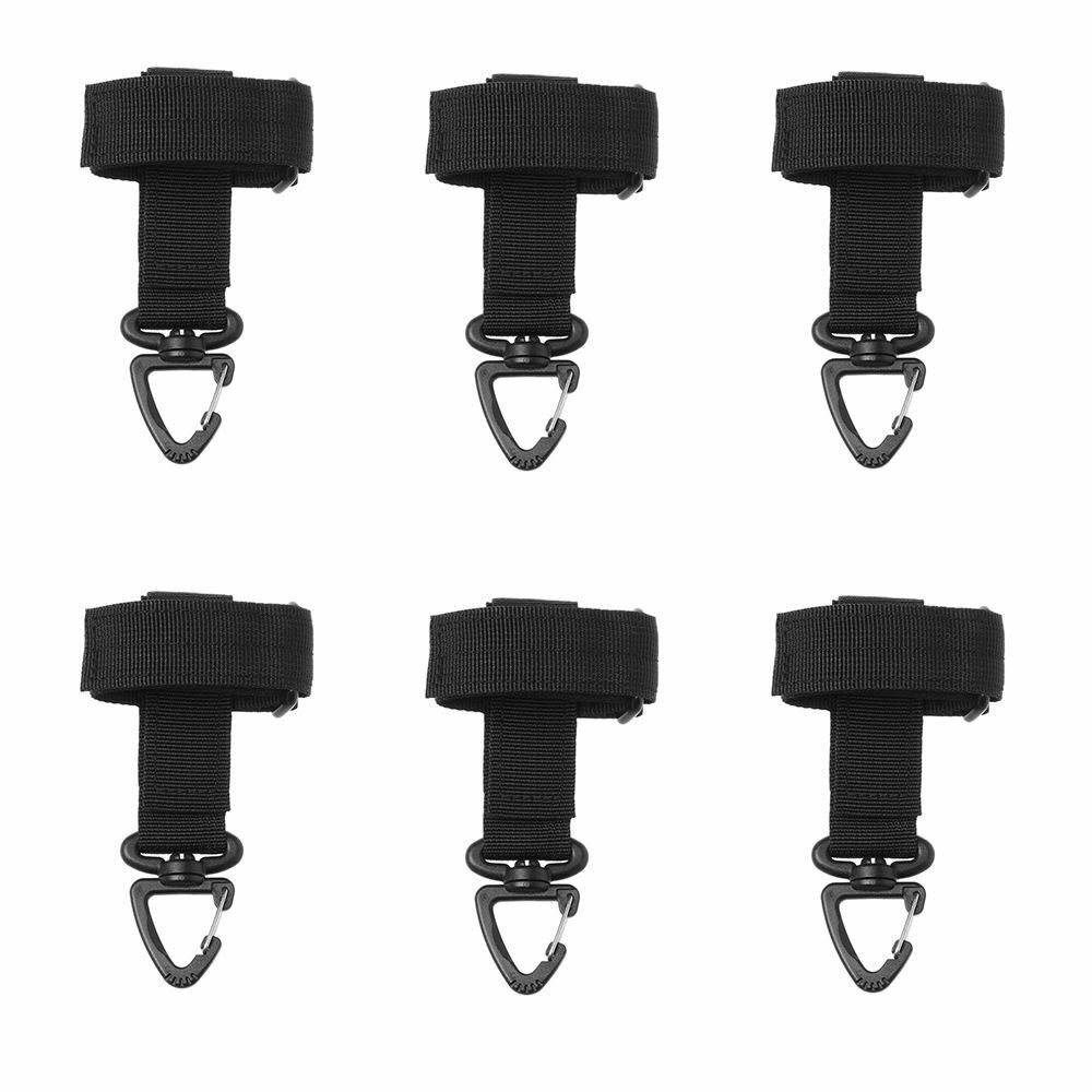 Outdoor Anti-lost Safety Nylon Glove Hook Hanging Buckle Climbing Rope Storage