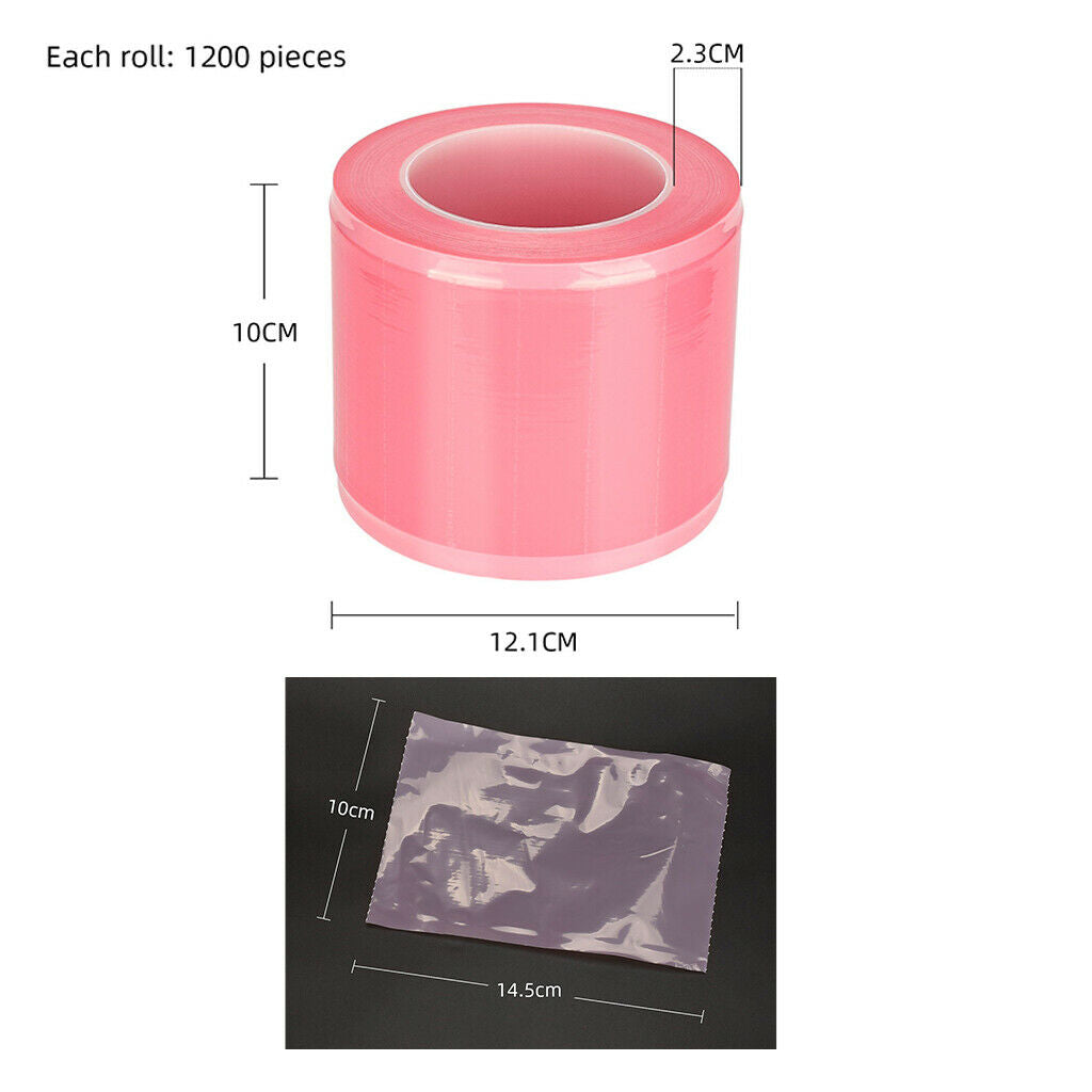 Waterproof Thick Sanitary Protective Film for Tattoo Machine Parts pink