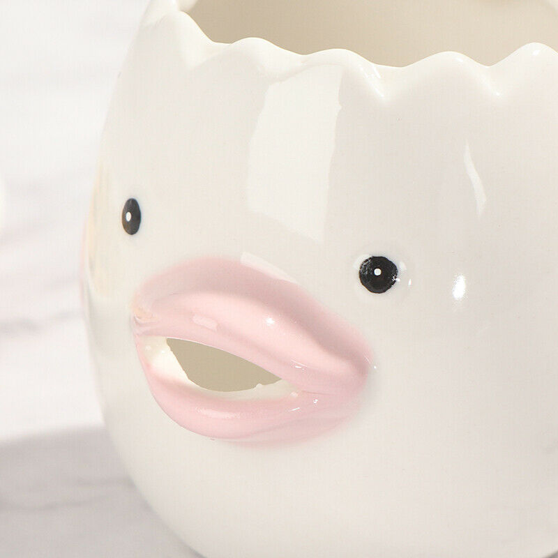 1*Creative Ceramic Egg Dividers Egg Yolk White Separator Kitchen Tool Home U BU