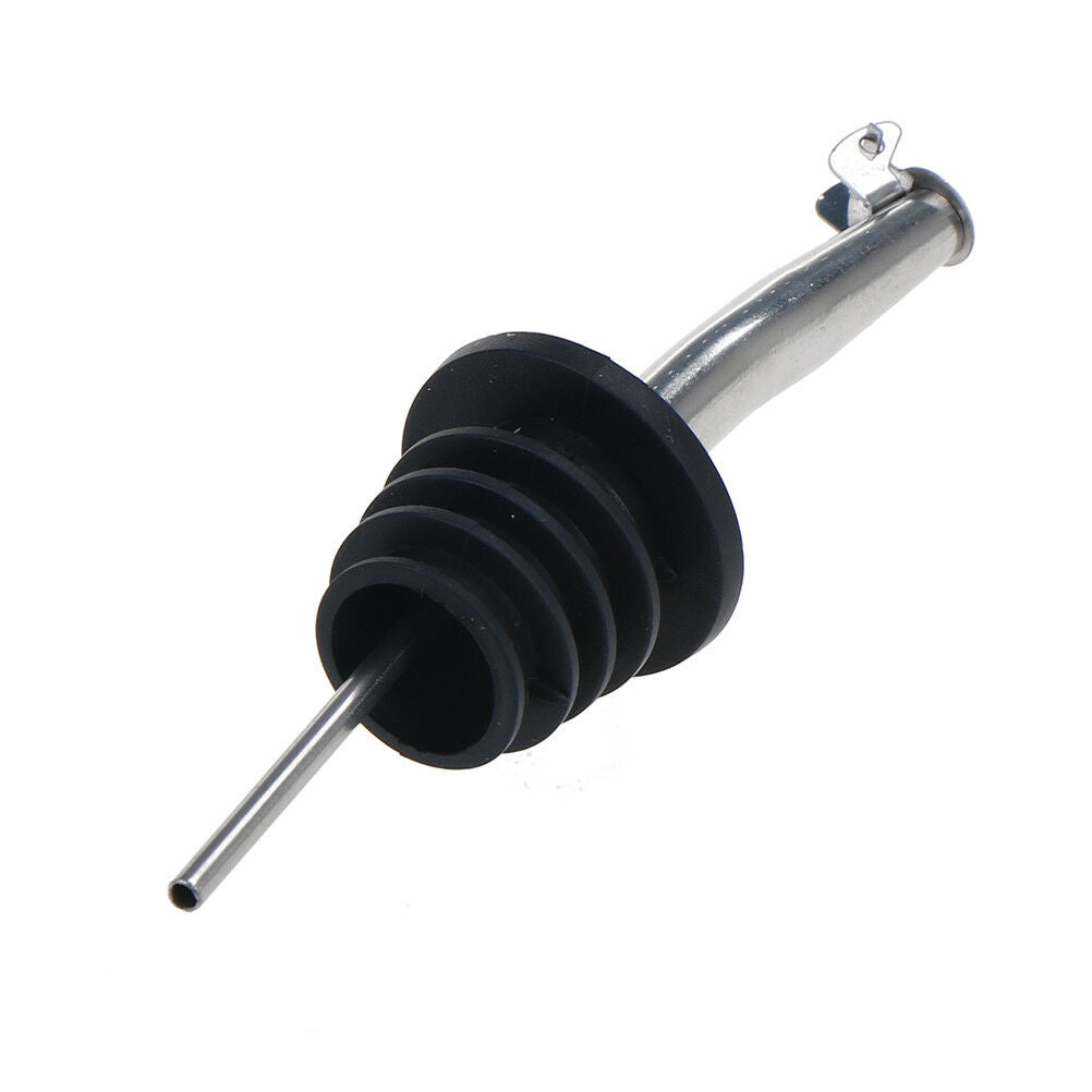 Liquor Pourer Flow Wine Bottle Pour Spout Stopper Stainless Steel Cap 、J .l8