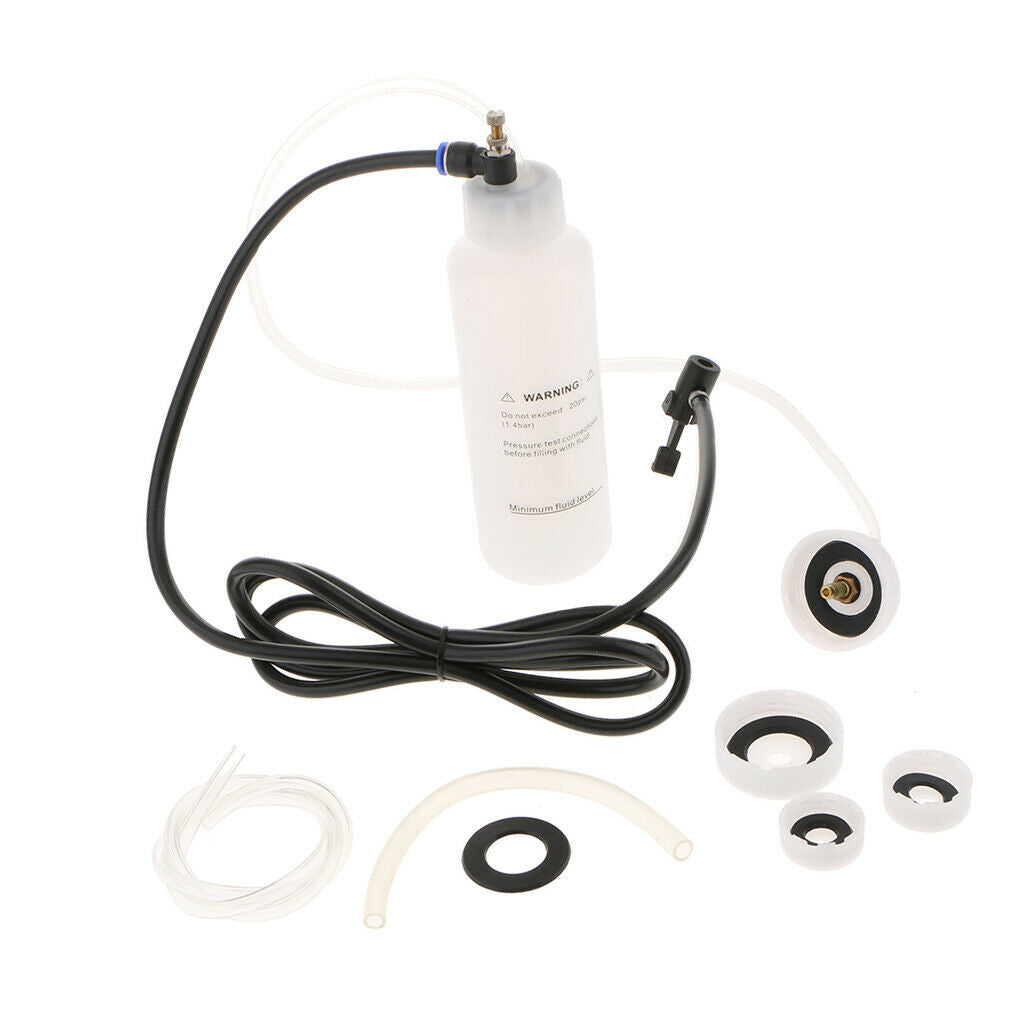Car RV Brake Clutch Fluid Bleeding Pneumatic Garage Vacuum Bleeder Tool Set