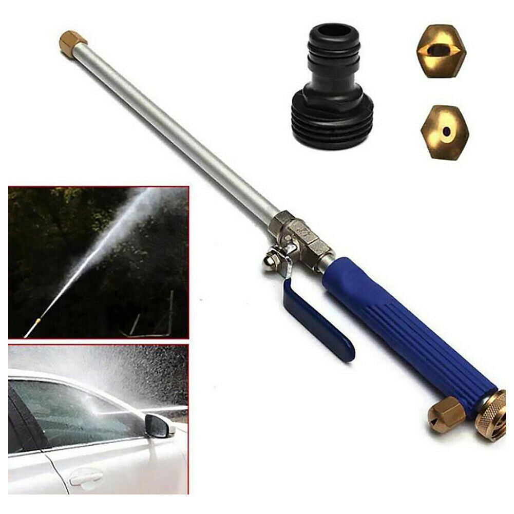 High Pressure Water Gun 46cm Jet Garden Washer Hose Wand Nozzle Sprayer @