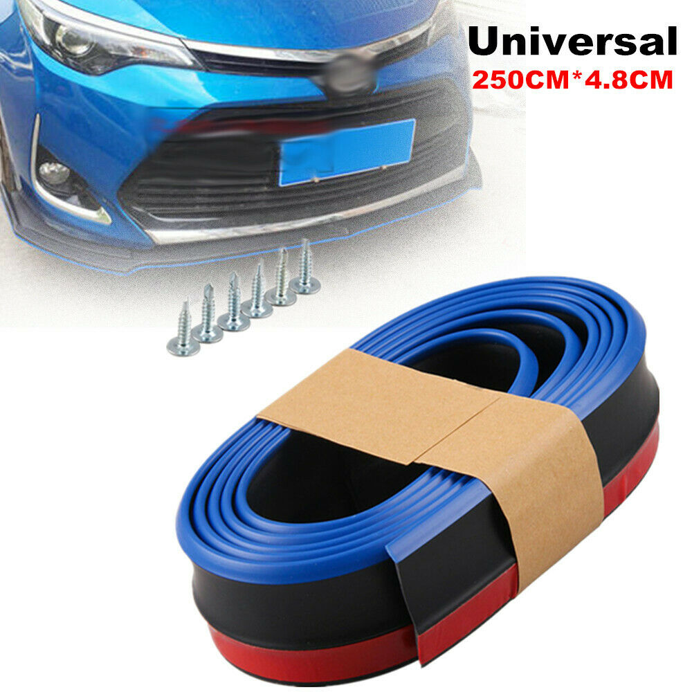 2.5M 1PCS Anti-collision Strip Anti-scratch Strip Front Bumper Strip Universal