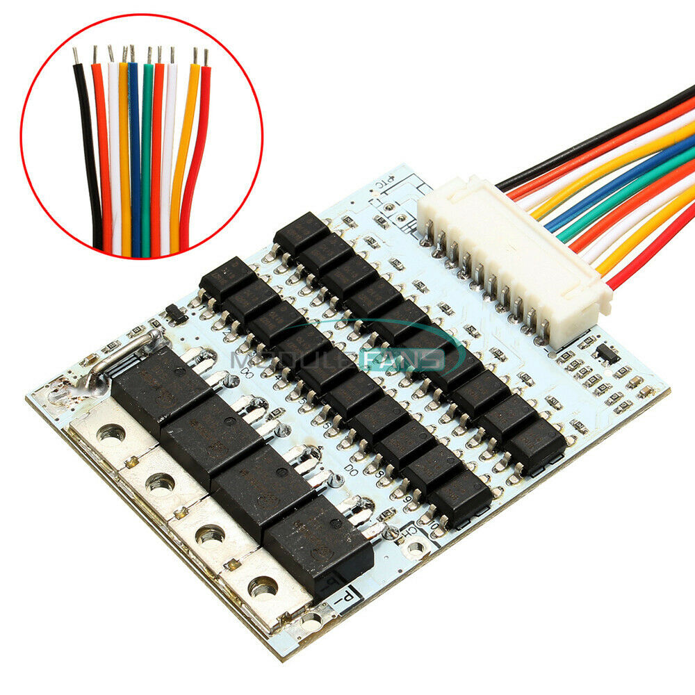 2PCS 10S Li-ion Lithium Cell 36V 40A 18650 Battery Balance Protection BMS Board