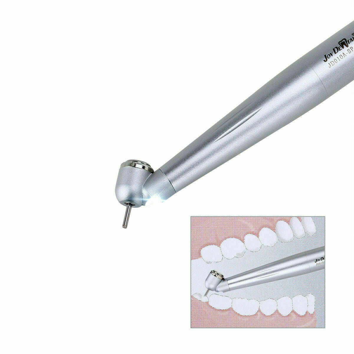 Dental 45° Degree E-generator LED Standard Head High Speed Handpiece Push 2Hole