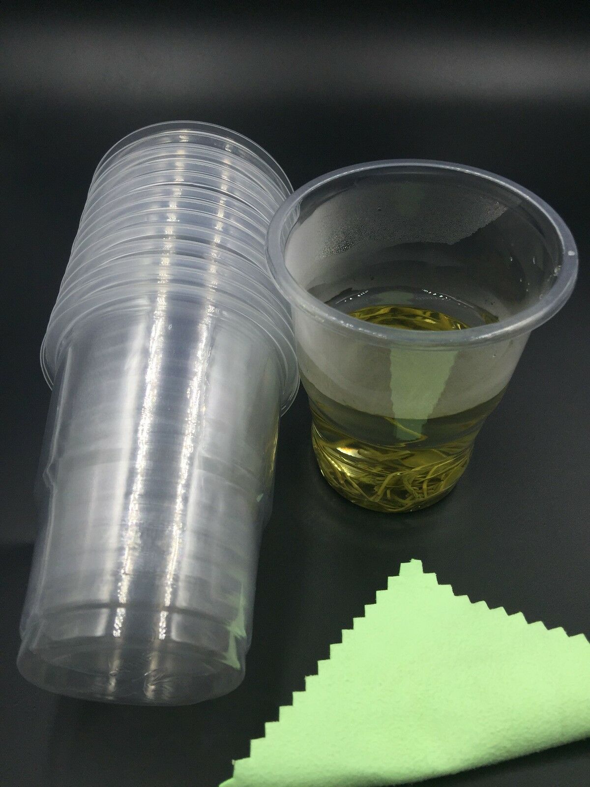 50x Plastic Clear Drinking Cups Disposable Reusable Strong Cup Party Bulk 250ml
