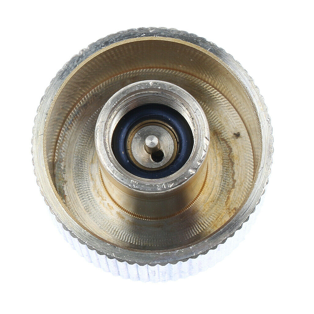 Solid Brass Propane Tank Refill Adapter Connector 1 lb Gas Cylinder Coupler