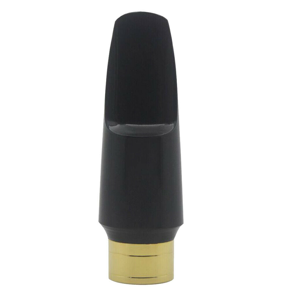 ABS Alto Saxophone Mouthpiece, Metal Neck for Saxophonist Beginners Adults