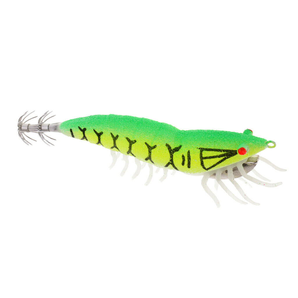 2pcs/pack Glow In Dark Squid Lure Hooks Cuttlefish Fishing Lures Jig Bait Hooks